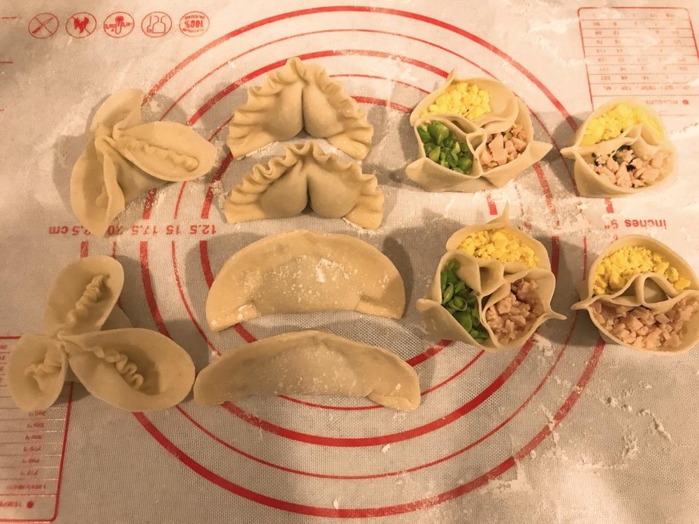 匣中女做的花式蒸饺,木鱼水饺