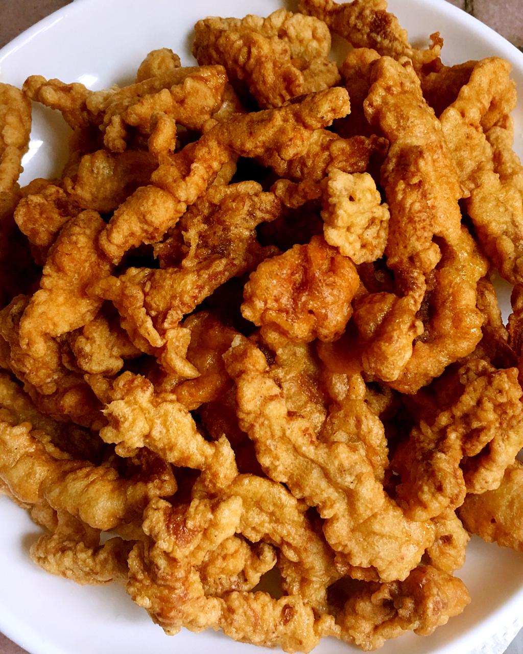 cj小橙子做的炸酥肉