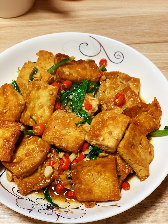 香煎豆腐的做法
