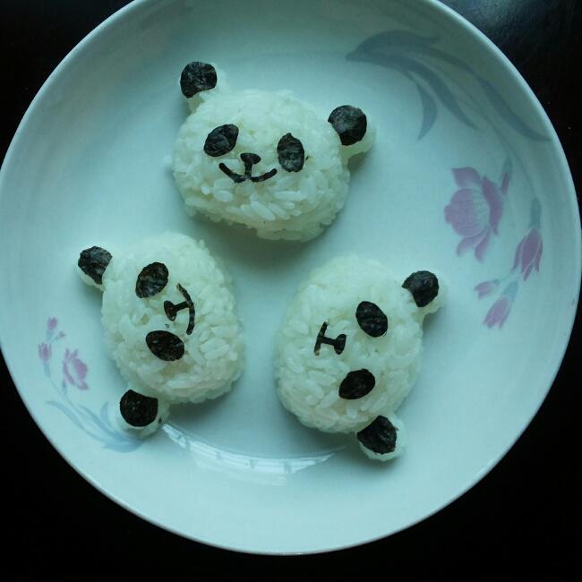 熊猫饭团的做法