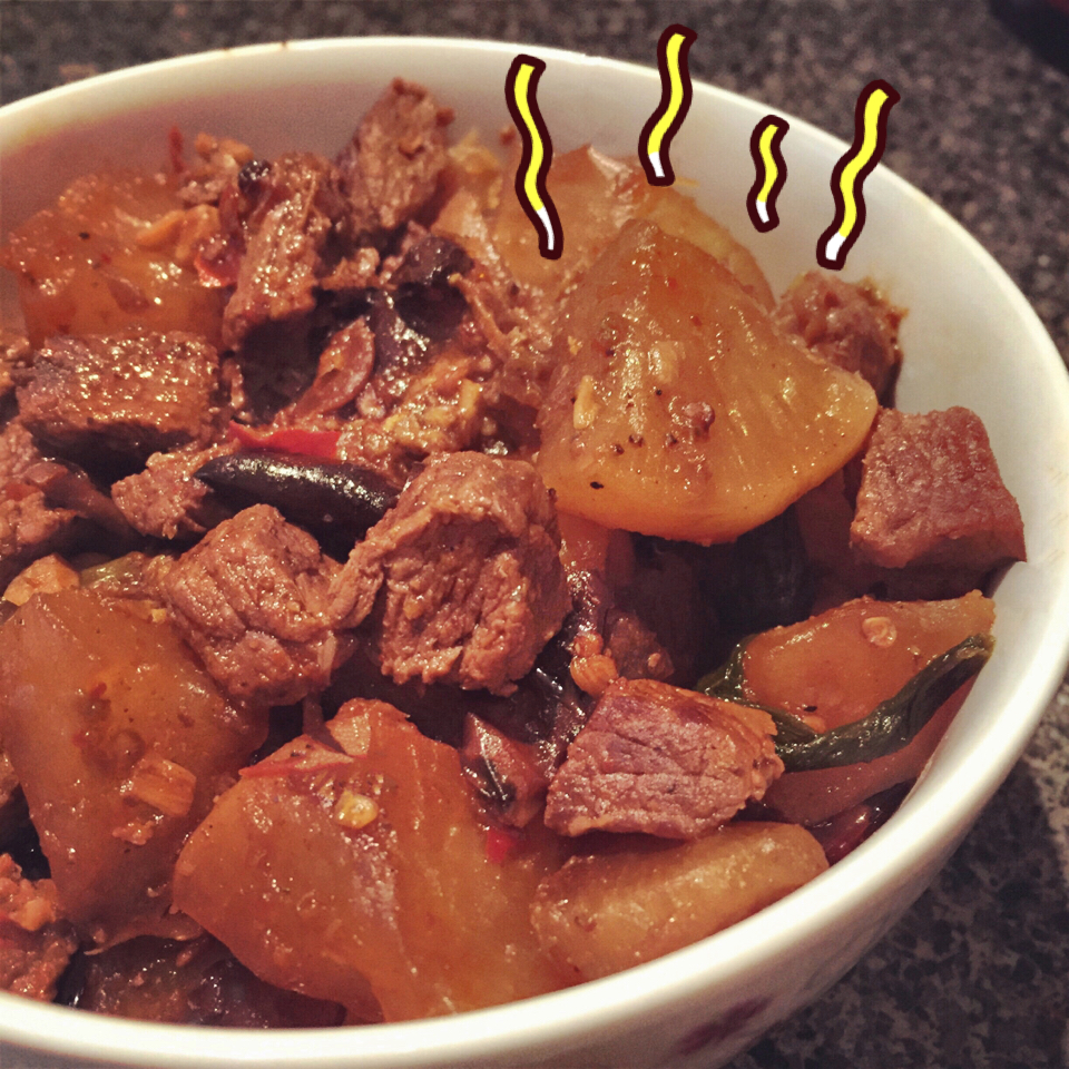川味红油萝卜炖牛肉