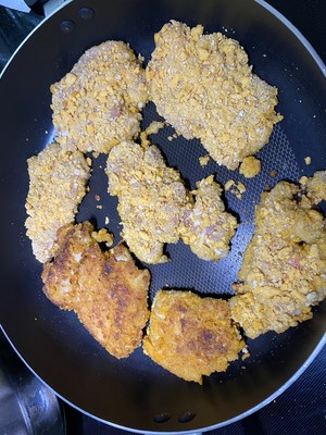 要摆摊吗?意想不到简单好吃的脆鸡排Crispy Chicken的做法 步骤6