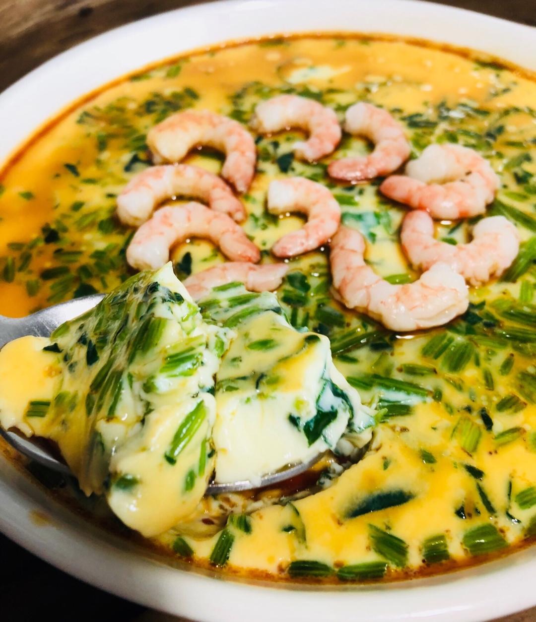 家常菜 菠菜虾仁蒸蛋 李铎liduo做的菠菜虾仁蒸蛋  赞 菠菜,虾仁,鸡蛋