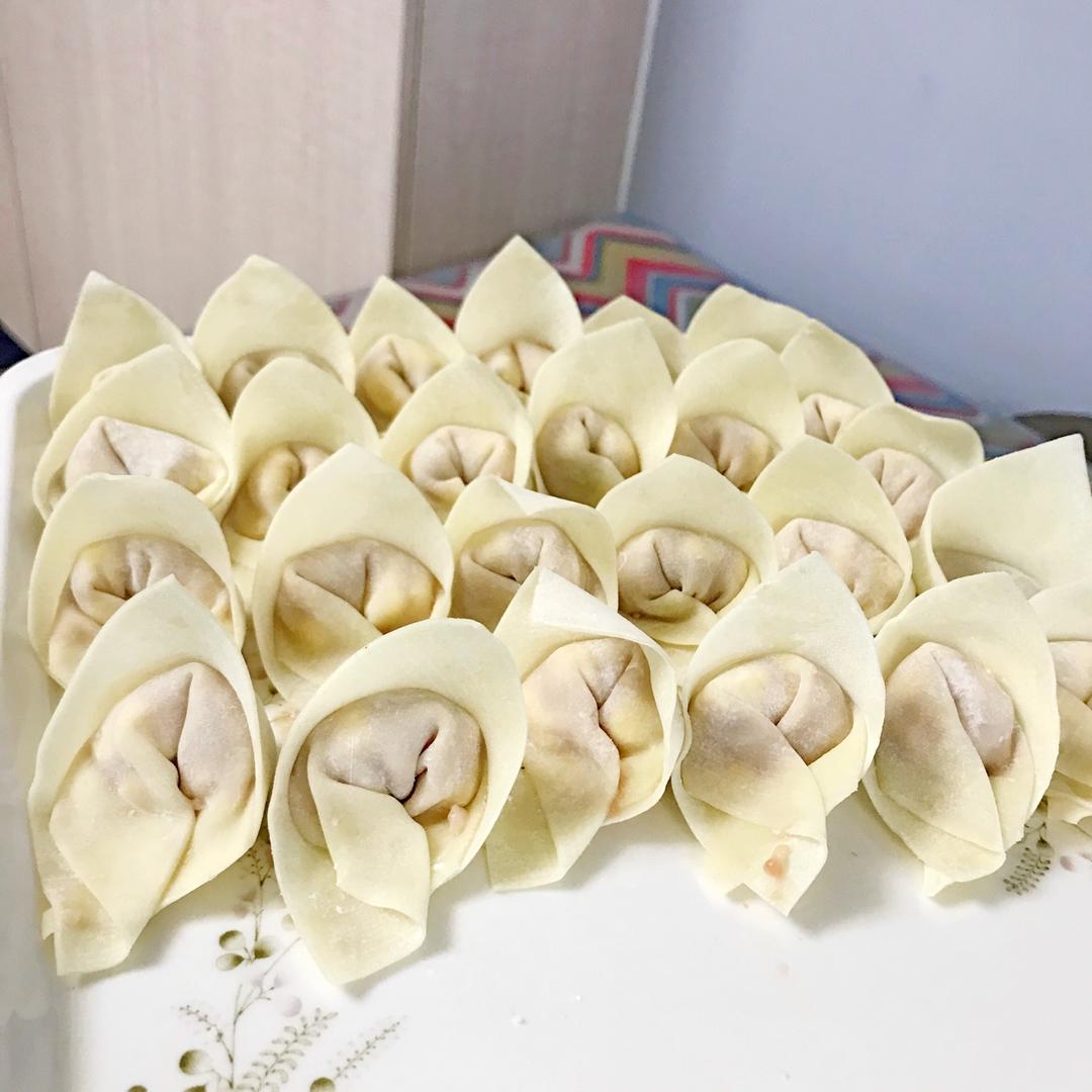 ameijolin做的抄手的包法