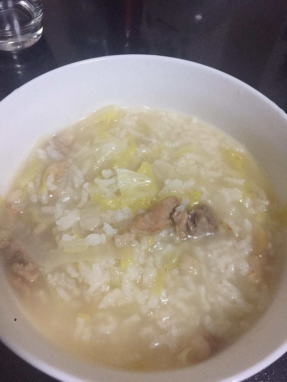 elvia哎哟喂呀做的【家传】妈妈的肉菜粥以及特殊的煮粥技巧