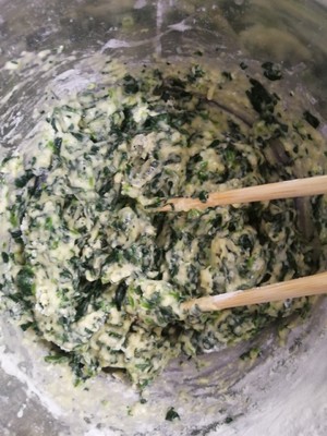 简单好做的菠菜饼的做法 步骤5