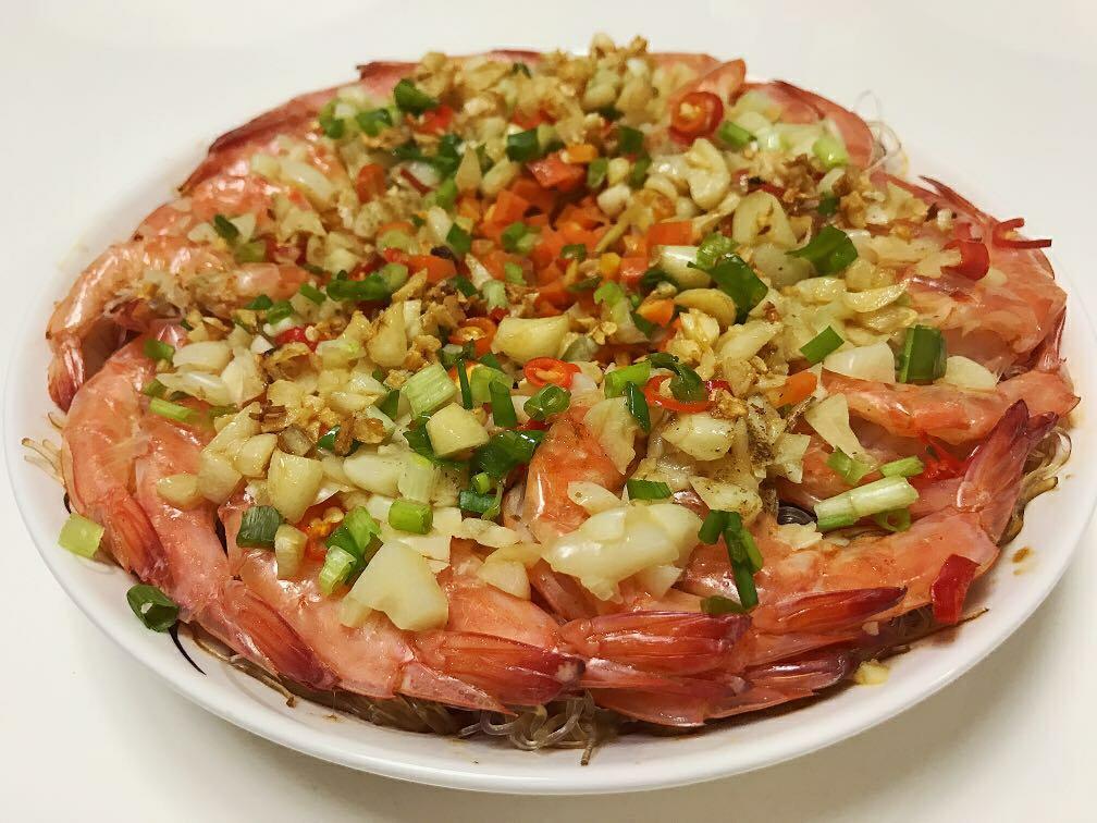 缤纷蒜蓉虾