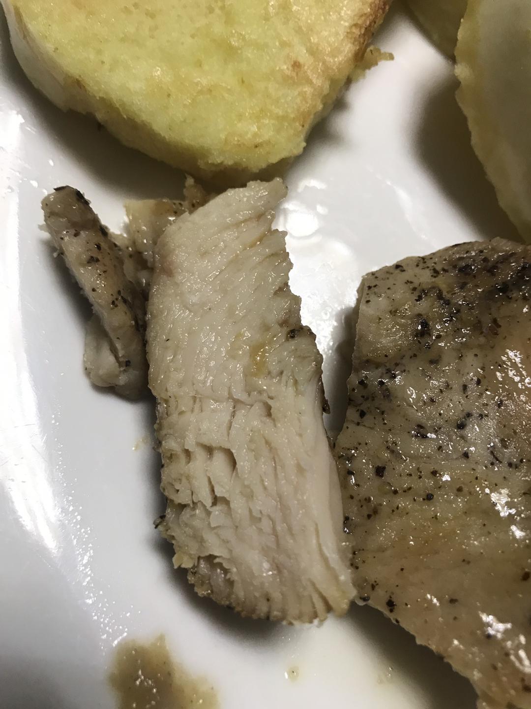 超嫩黑胡椒鸡胸的做法 步骤3