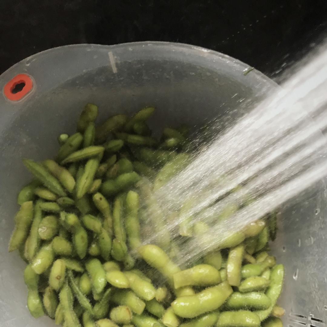 开胃凉拌毛豆