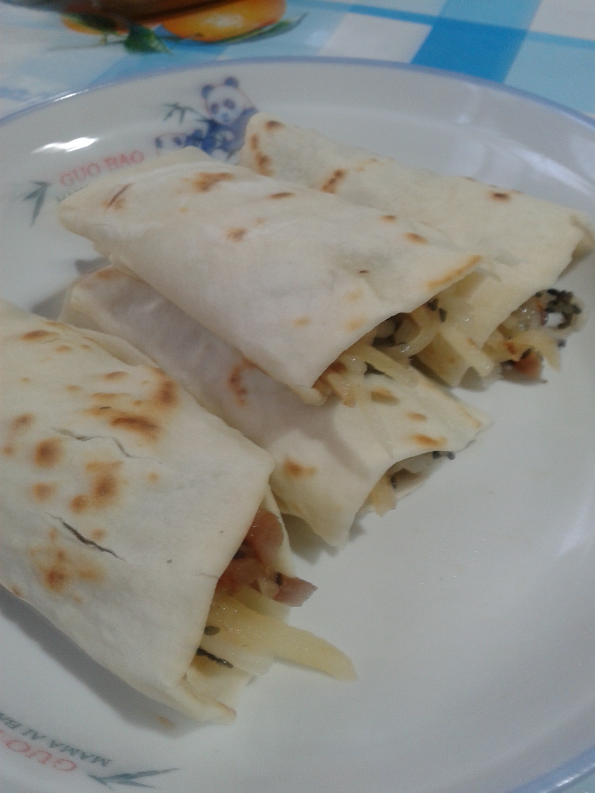 仙人掌-5做的家常春饼