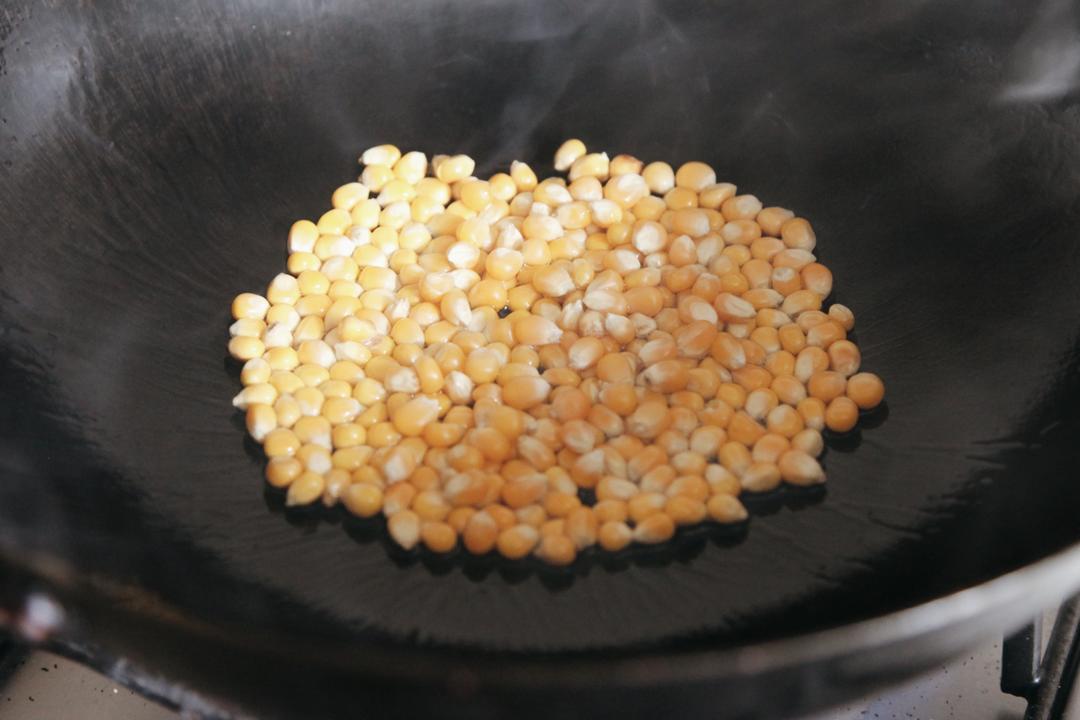 铁锅爆米花