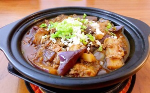【温馨煮艺】肉末粉丝茄子煲的做法 步骤5