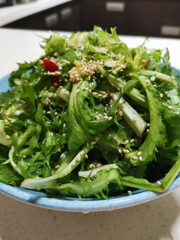 凉拌苦菊的做法