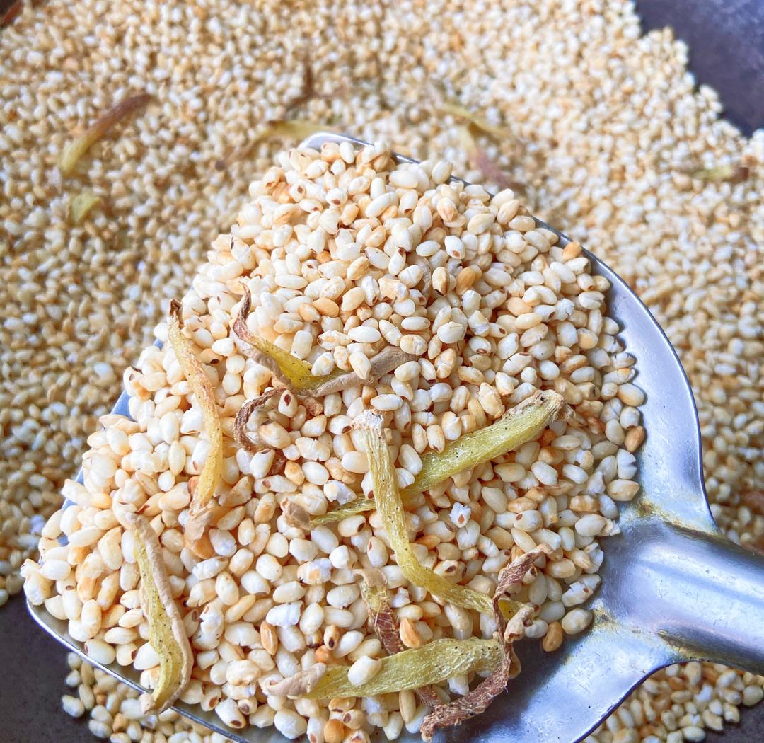 生姜炒米茶养胃减肥刮油消食驱寒