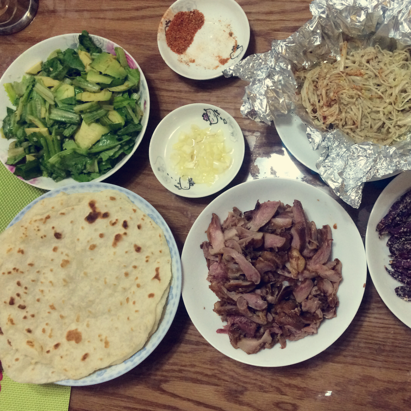 shǔi&水做的家常春饼