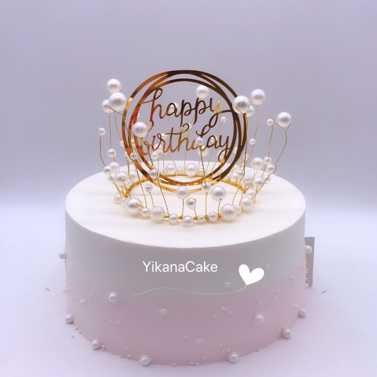 yikanacake做的珍珠皇冠蛋糕