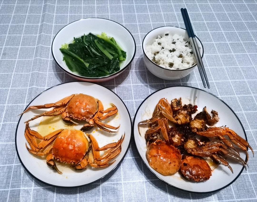 糖糖的做菜小记录做的红烧螃蟹(特香)