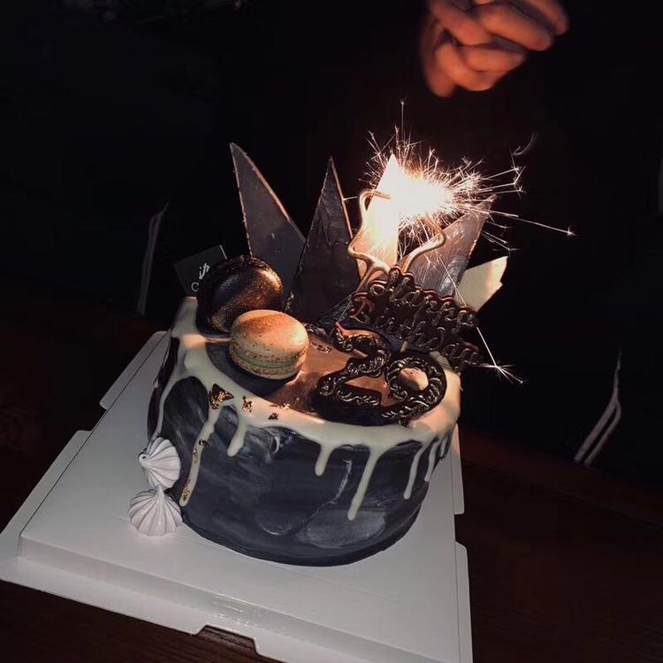 迦cake做的男士蛋糕