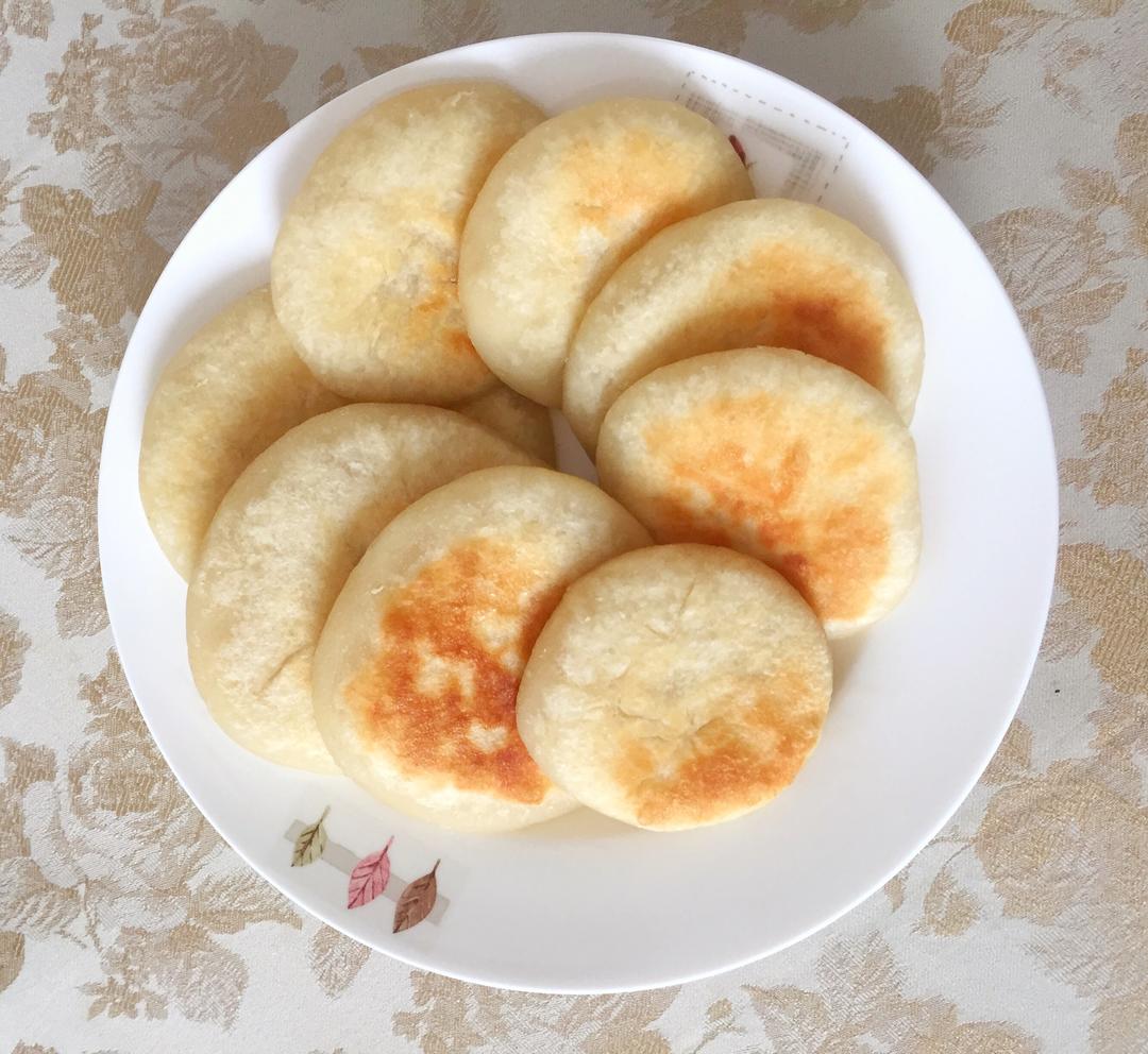 软软的烫面小糖饼