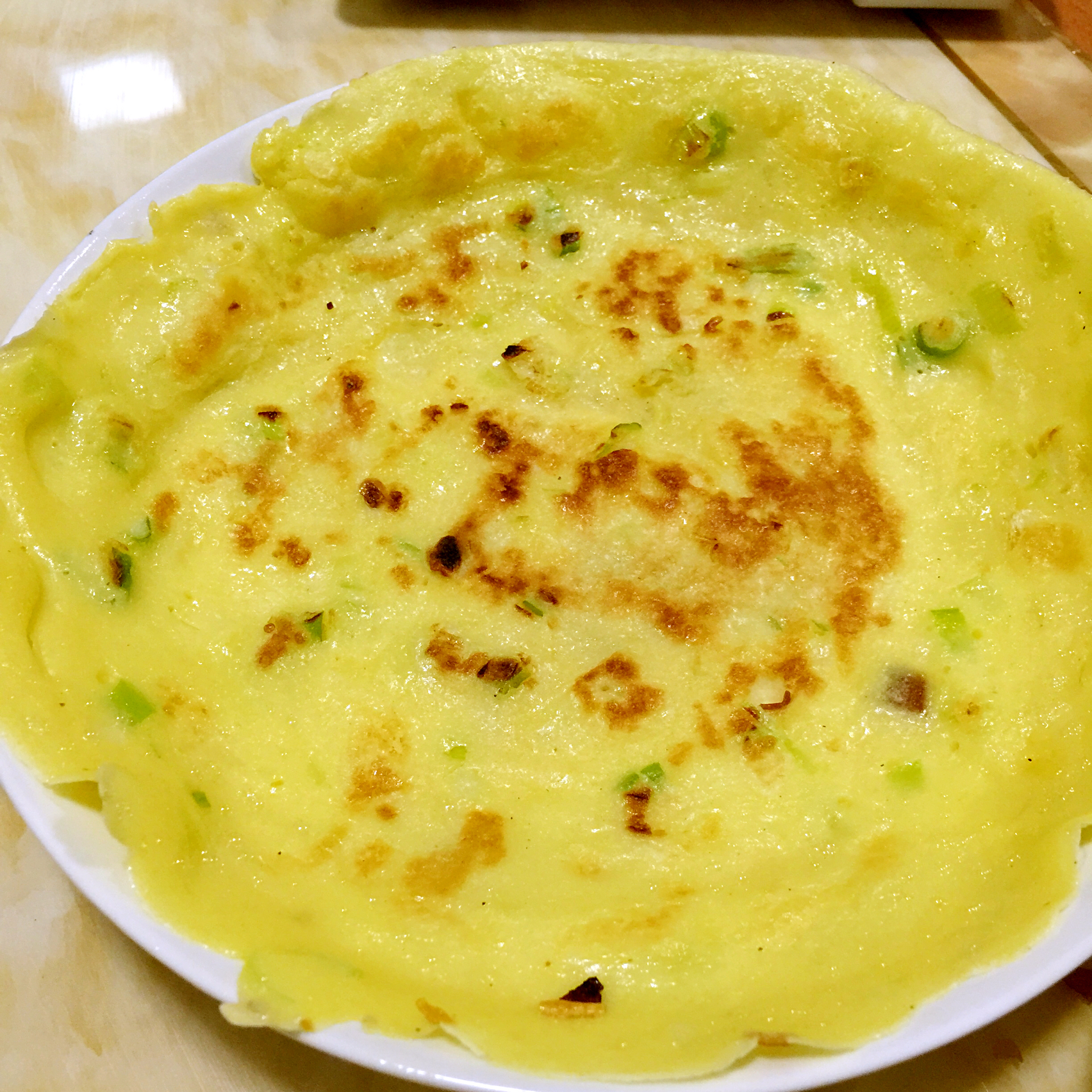 昧莀做的葱花鸡蛋饼