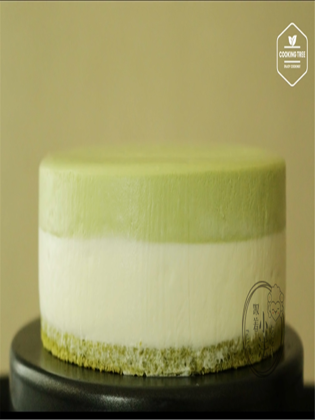 【leTao北海道双层芝士蛋糕,抹茶口味|cooking tree的做法视频_做法步骤】-制作