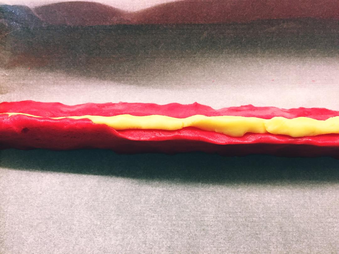 【抹茶曲奇圣诞小红帽造型饼干的做法步骤图】sukieG-制作