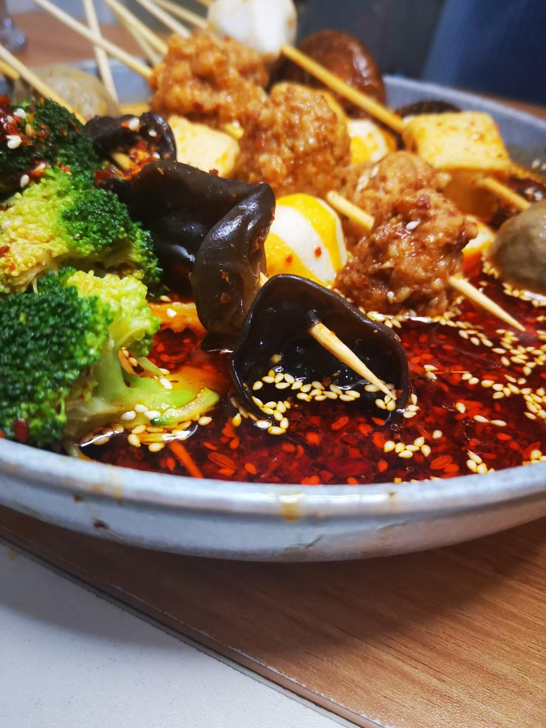 冷锅钵钵鸡