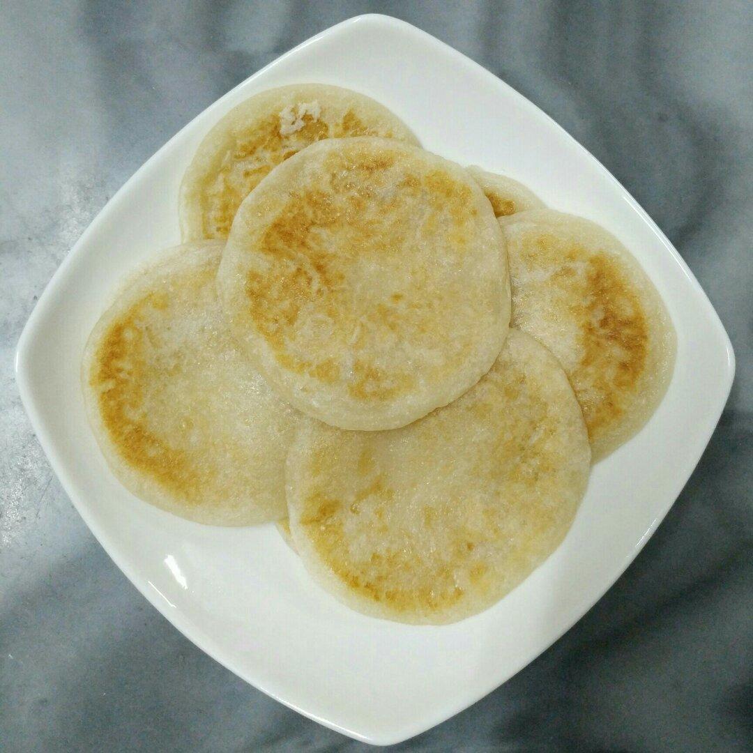 做过 甜薄撑 #早餐2016年12月24日#糯米粉甜薄饼