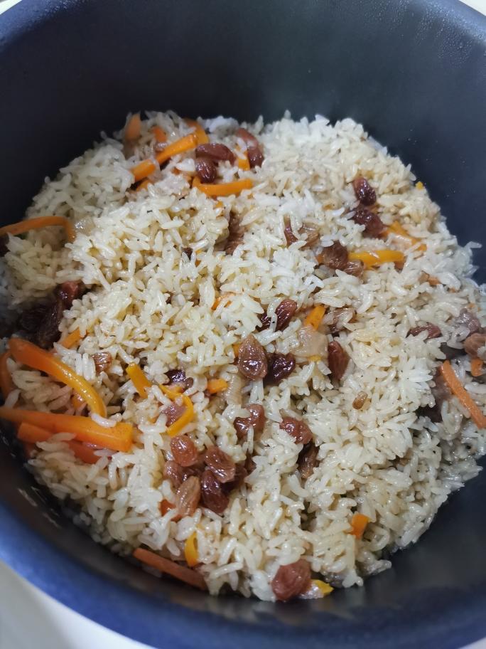羊肉手抓饭的做法 步骤13