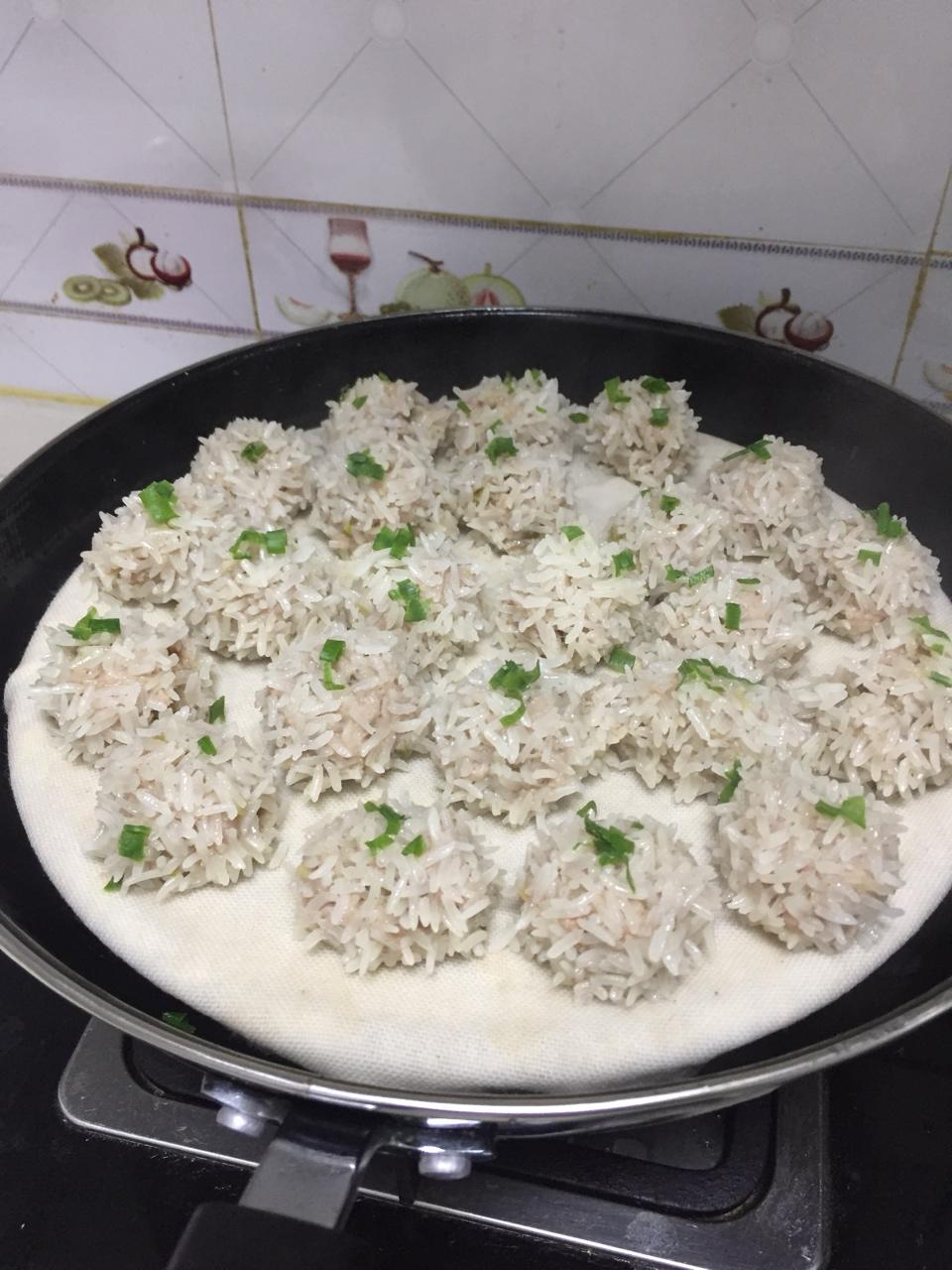 无忧那年花开做的糯米莲藕珍珠丸子