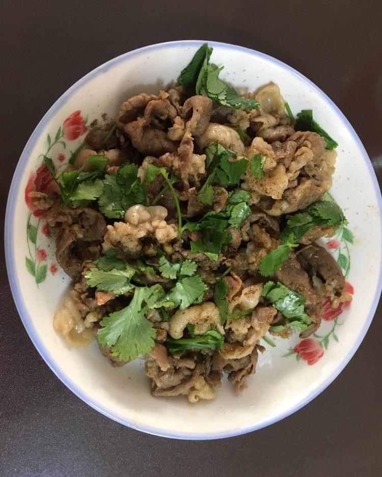 safoozer做的爆炒羊肉卷