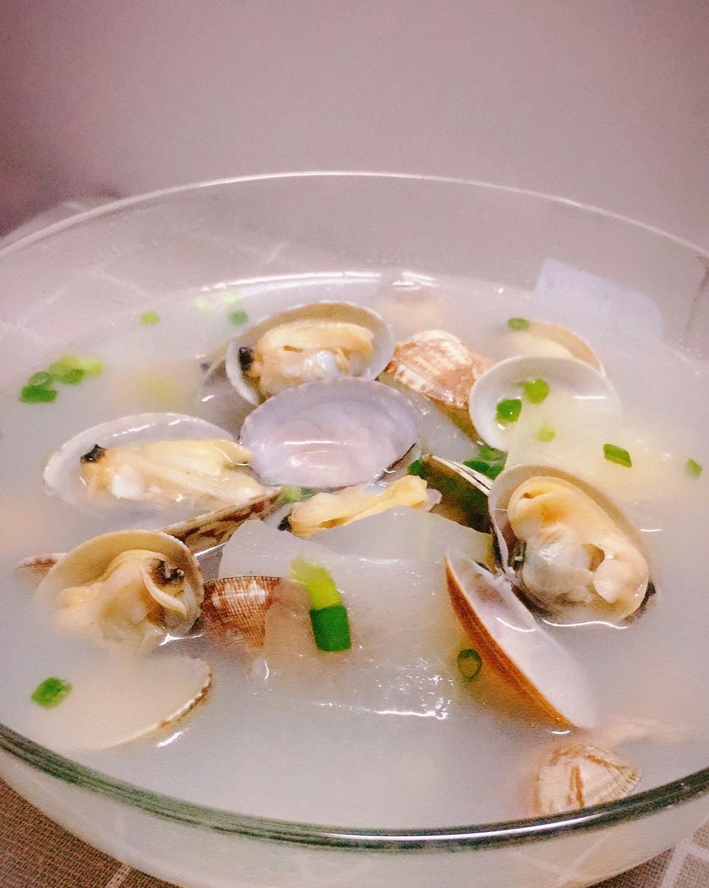 荼靡_做的豆腐冬瓜蛤蜊汤