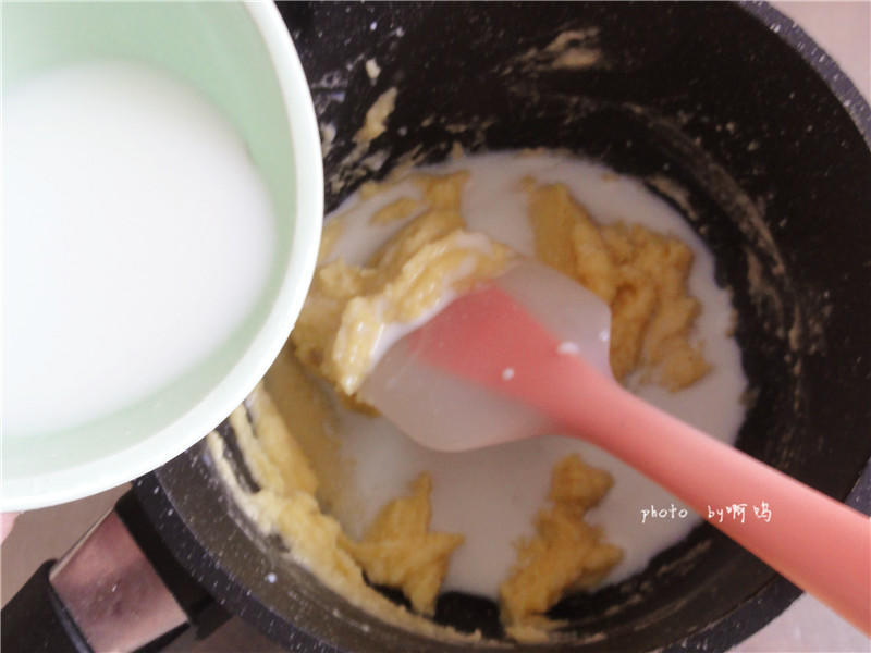 【棉花蛋糕卷的做法步骤图,棉花蛋糕卷怎么做好吃】啊呜511-制作