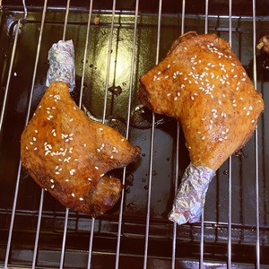 生酮版—蜜汁烤鸭腿的做法 步骤9
