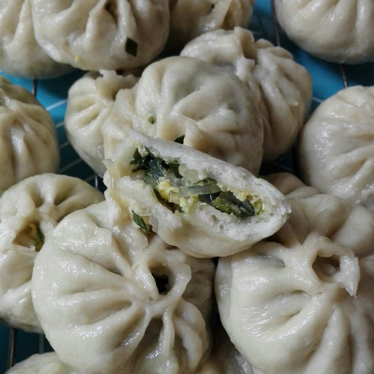 韭菜鸡蛋包子