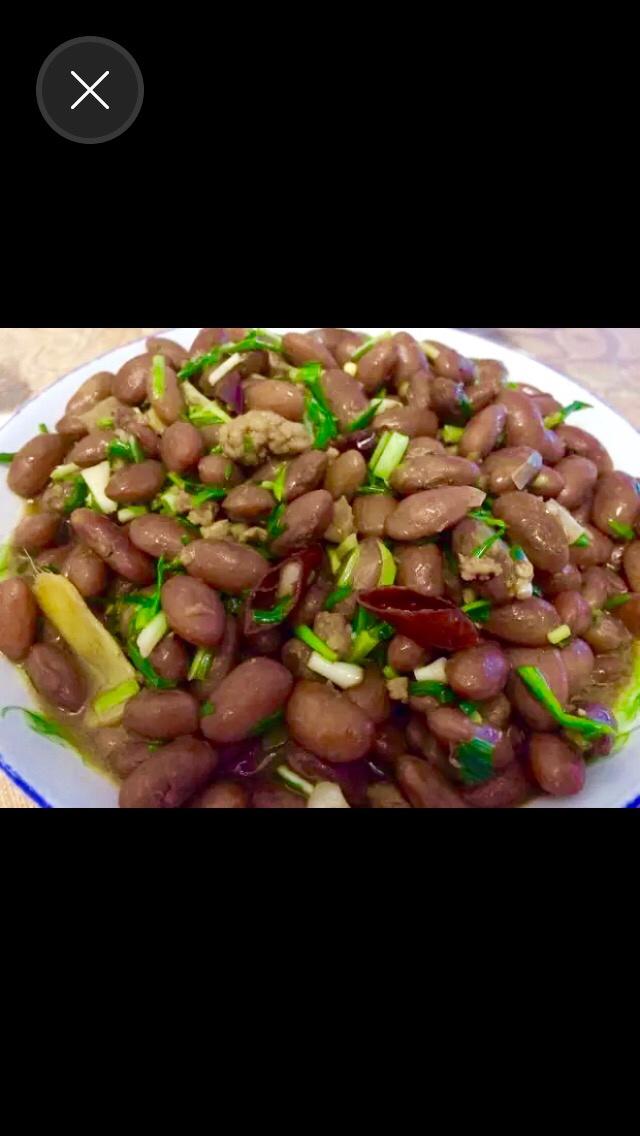 野苦蒜炒红豆