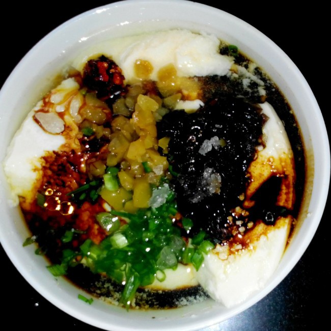 碧螺春^o^做的豆腐花
