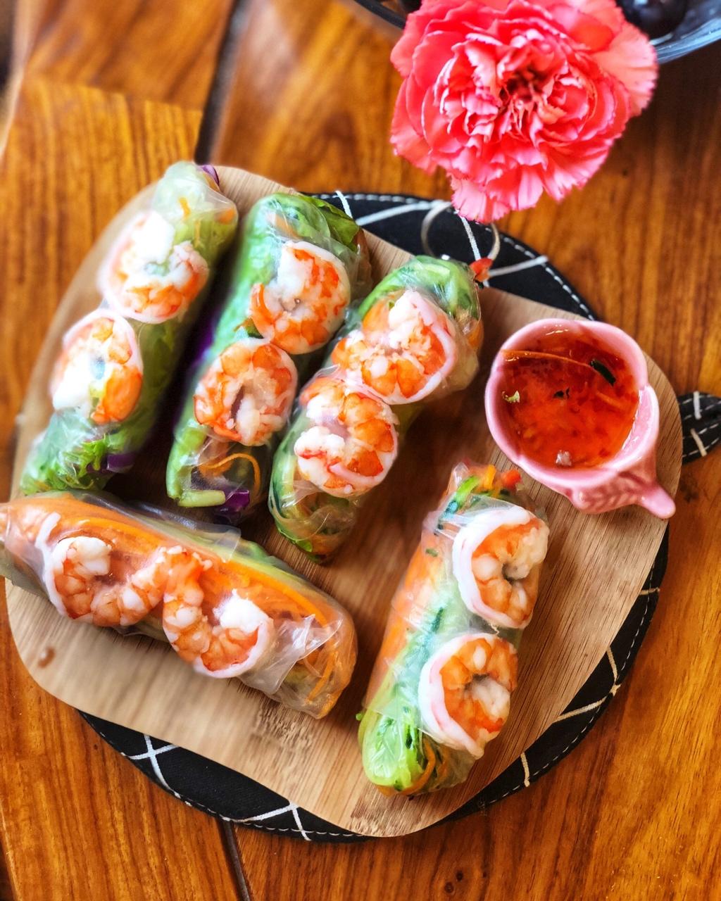 iiitina做的(好吃到停不下来的)正宗越南春卷 spring roll