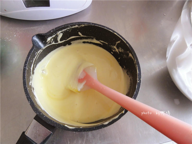 【棉花蛋糕卷的做法步骤图,棉花蛋糕卷怎么做好吃】啊呜511-制作