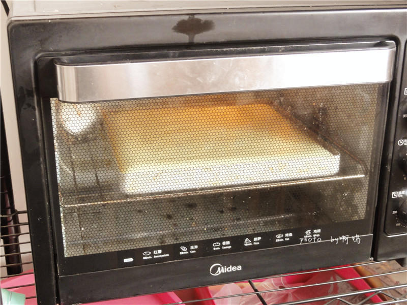 【棉花蛋糕卷的做法步骤图,棉花蛋糕卷怎么做好吃】啊呜511-制作