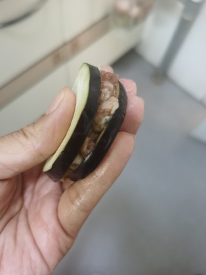 鸭油煎藕盒茄盒(多功能锅)的做法 步骤6