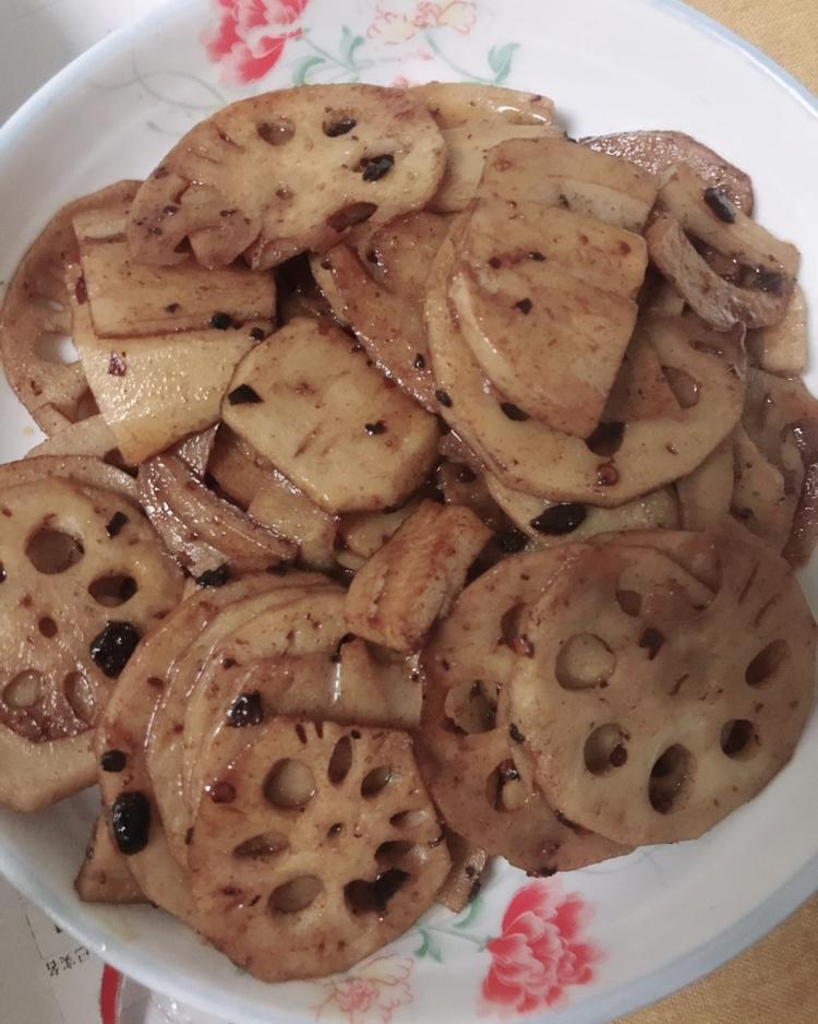 手机用户9545_joxf做的老干妈孜然莲藕