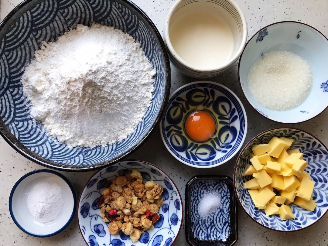 【淡奶油果干燕麦司康饼的做法步骤图】魏氏黄小芽-制作