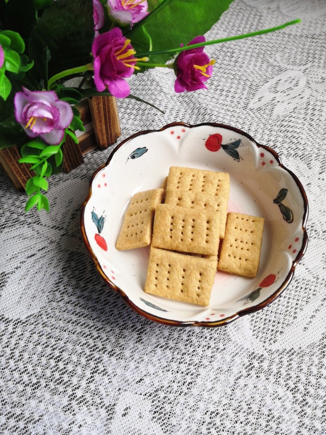 减肥也能吃的全麦饼干的做法