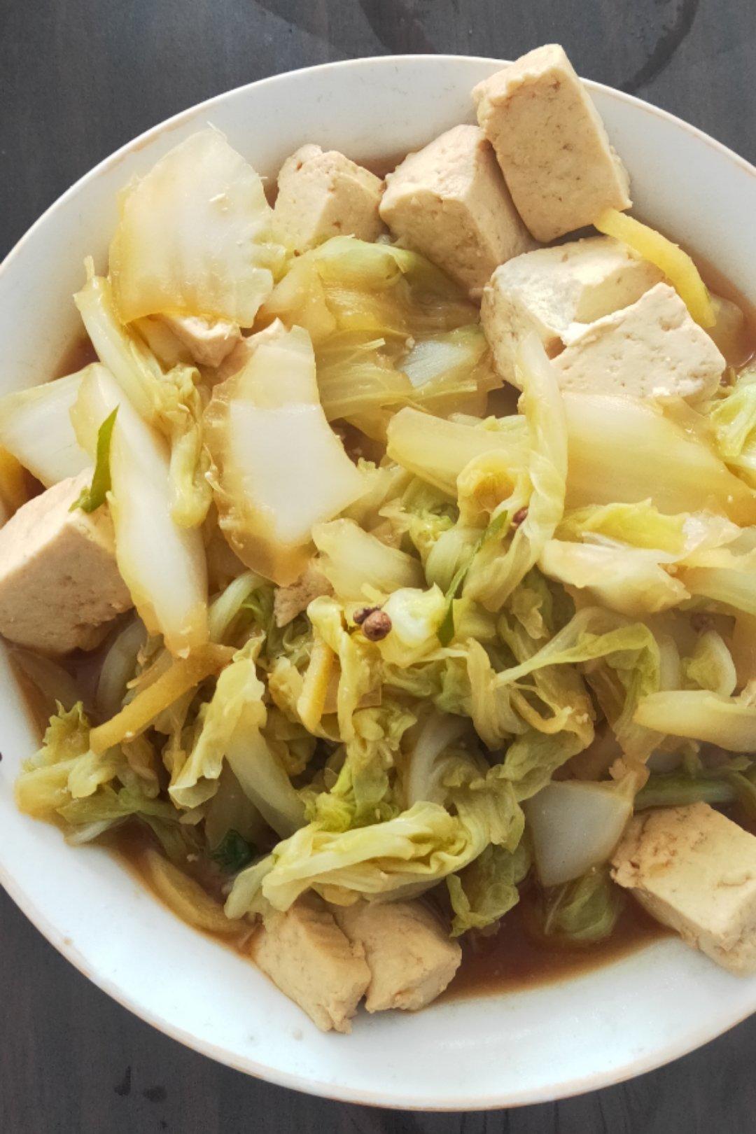 小生阿七做的白菜炖豆腐