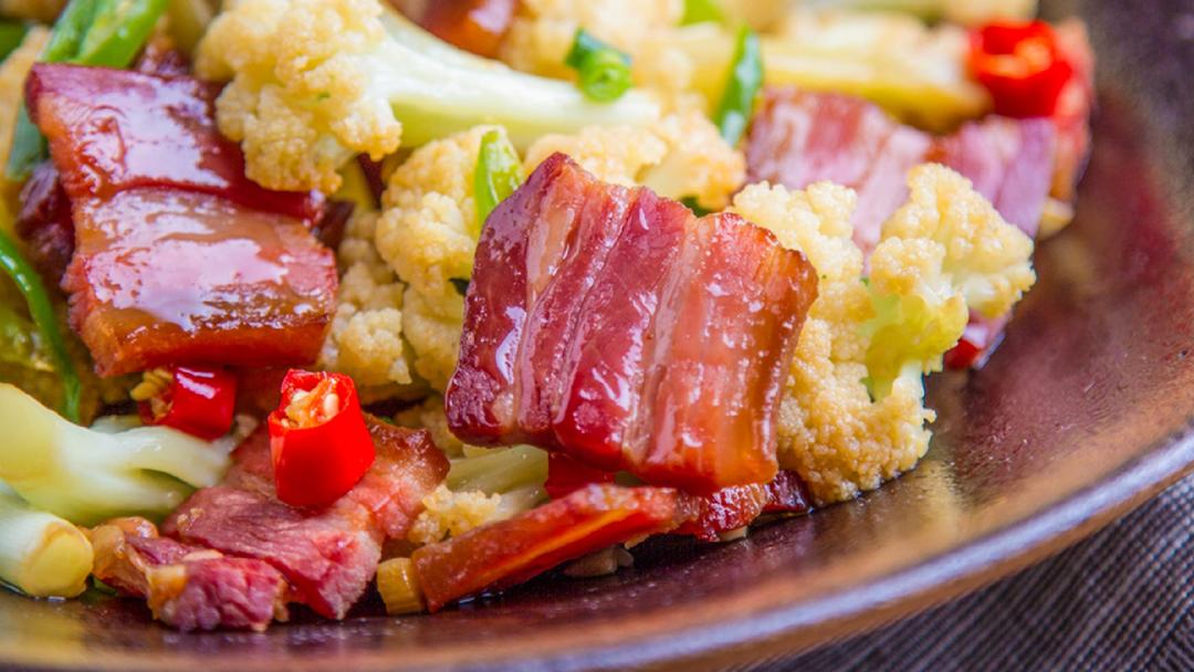 花菜炒腊肉