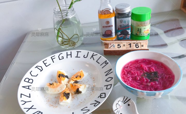 宝宝辅食之火龙果面线