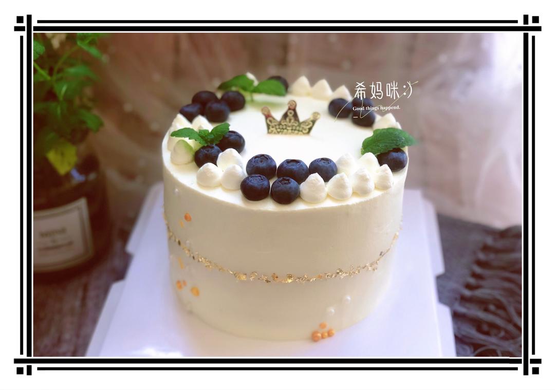 6寸生日蛋糕(简约风)
