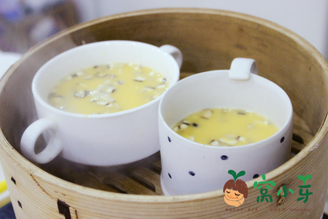 宝宝辅食:香菇水蒸蛋