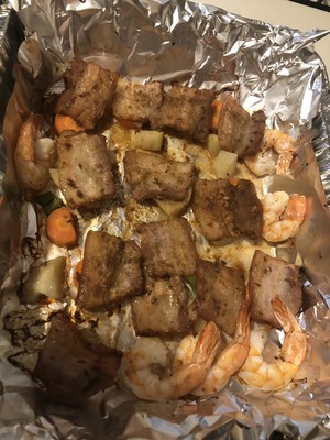 烤五花烤羊肉烤羊排的做法 步骤8